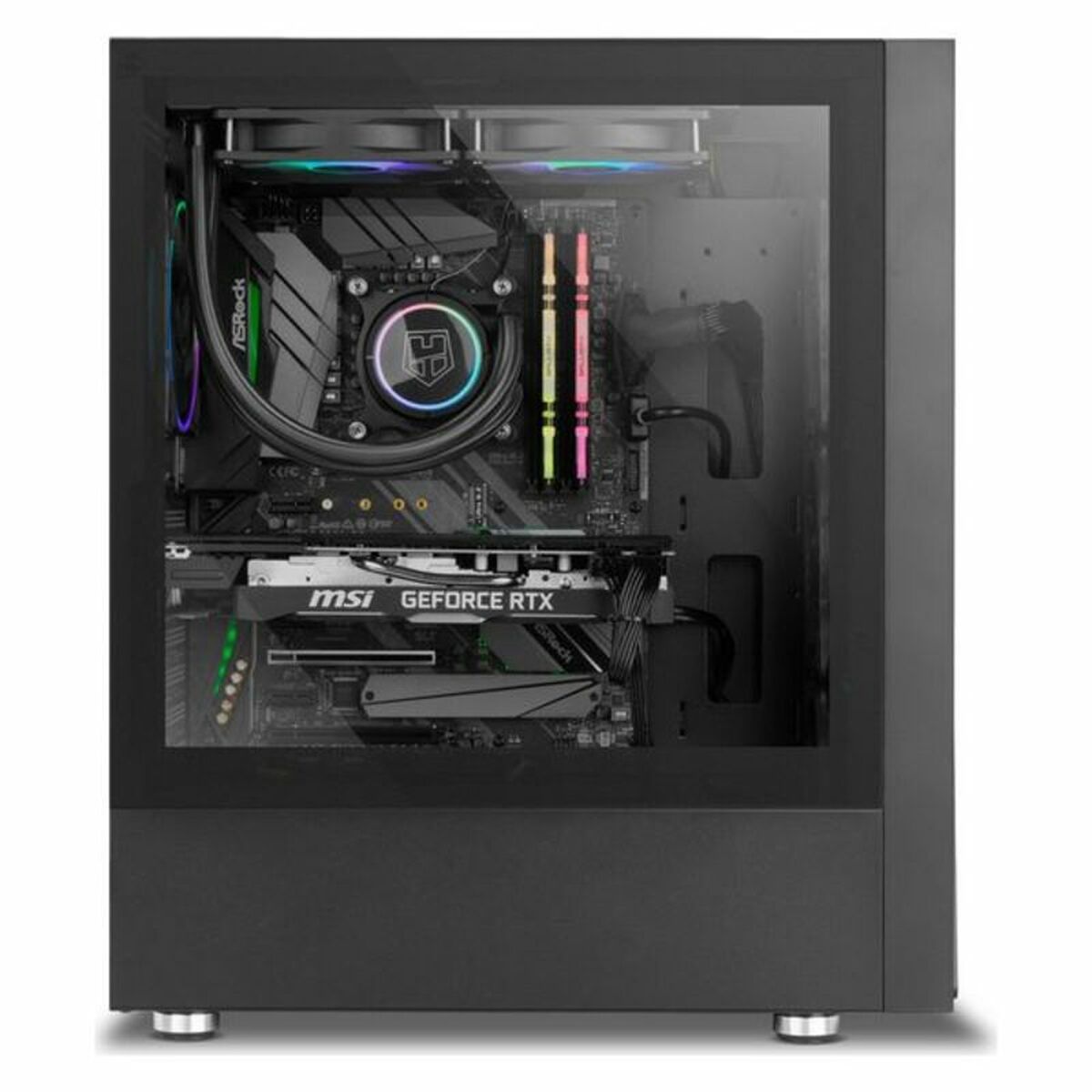 ATX Semi-tower Korpus Nox-Xtreme Hummer Blaster Must